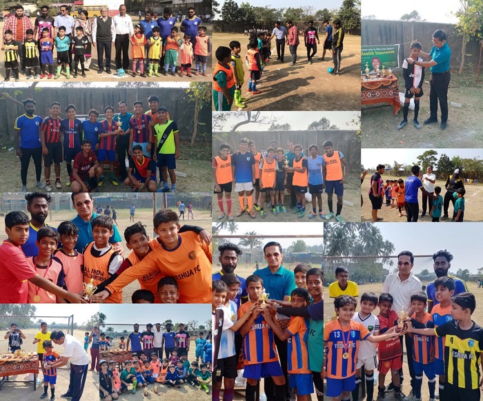 Football Tournament 2018 Vasai Sponsored Trophies & Medals By Virendra Pandya