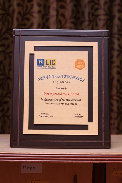 Corporate Club Membership Award